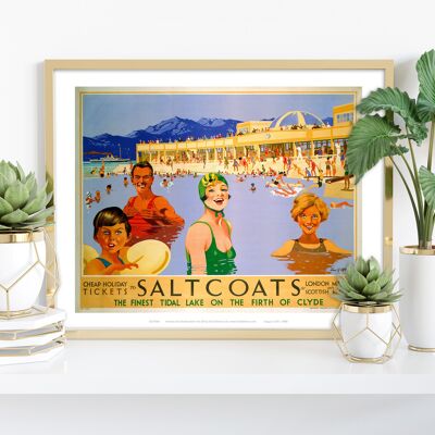 Saltcoats, Firth Of Clyde, Escocia - Premium Lámina artística