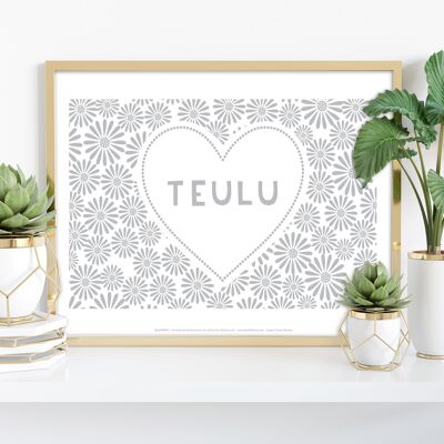 Teulu - Stampa artistica premium 11X14".