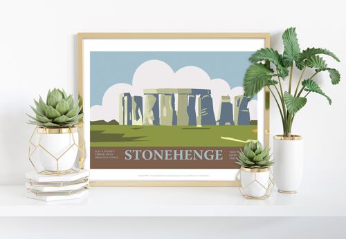 Stonehenge Advert - 11X14” Premium Art Print