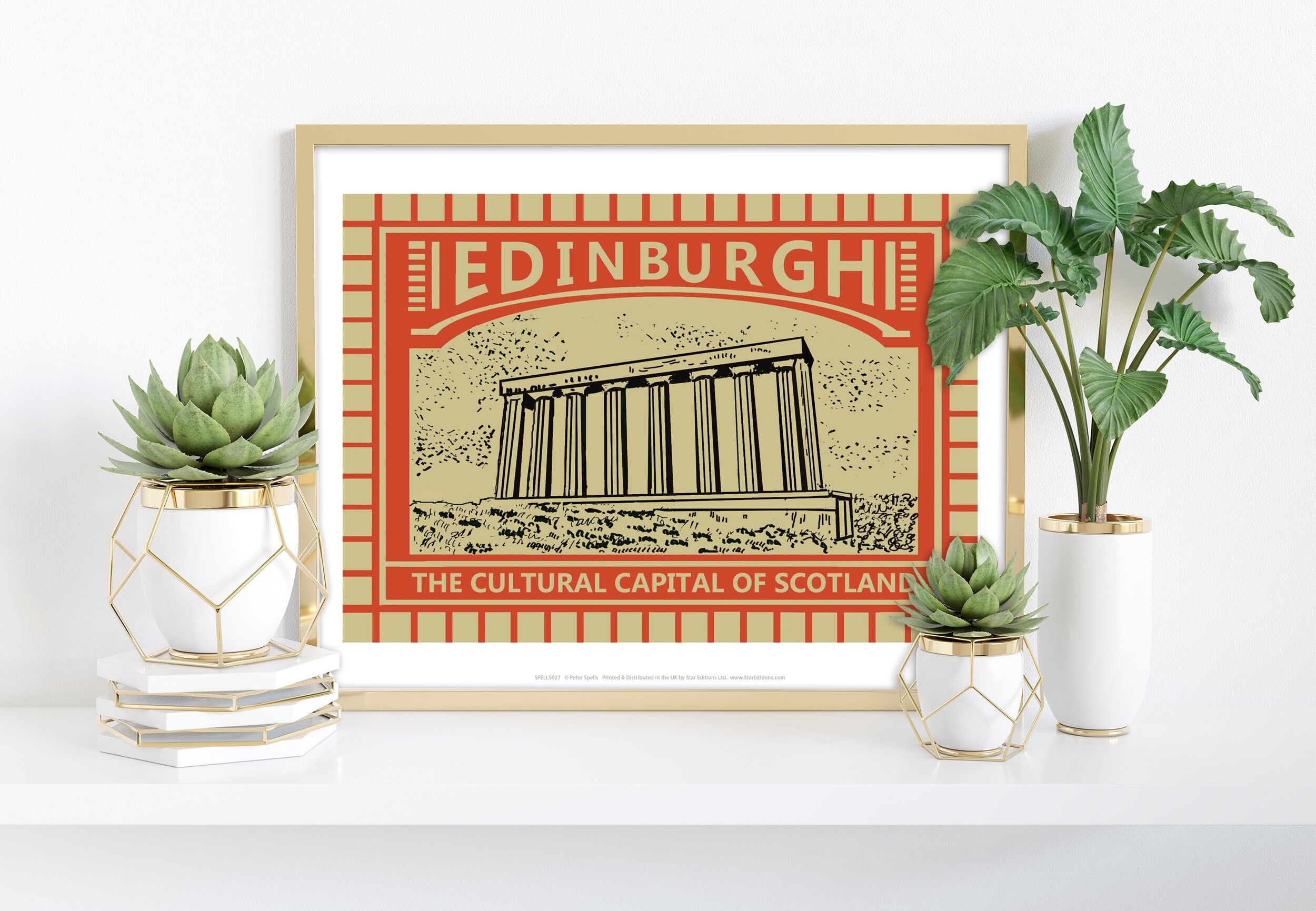 Edinburgh - die Kulturhauptstadt von Schottland - Kunstdruck