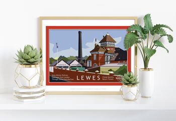 Brasserie Harveys, Lewes - 11X14" Premium Art Print
