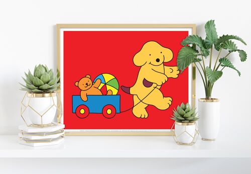 Spot The Dog Playing - 11X14” Premium Art Print