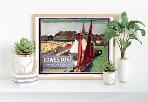 Lowestoft First Class Golf - 11X14” Premium Art Print