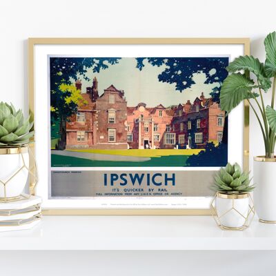 Christchurch Mansion Ipswich - Plus rapide en train Impression artistique