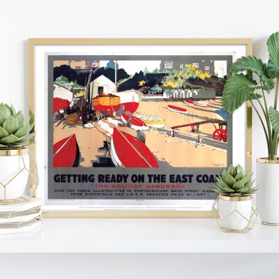 Getting Ready On The East Coast - 11X14” Premium Art Print