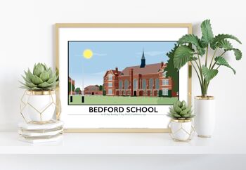 Bedford School par l'artiste Tabitha Mary - Impression d'art premium