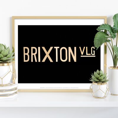 Brixton Village- Text - 11X14” Premium Art Print