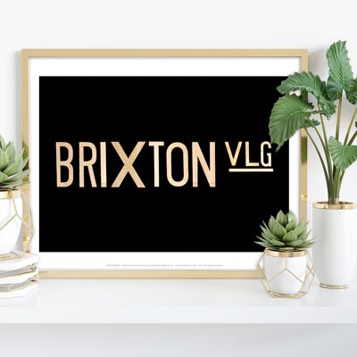 Brixton Village- Text - 11X14” Premium Art Print