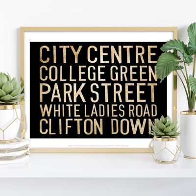 City Centre, College Green, Park Street - Art Print