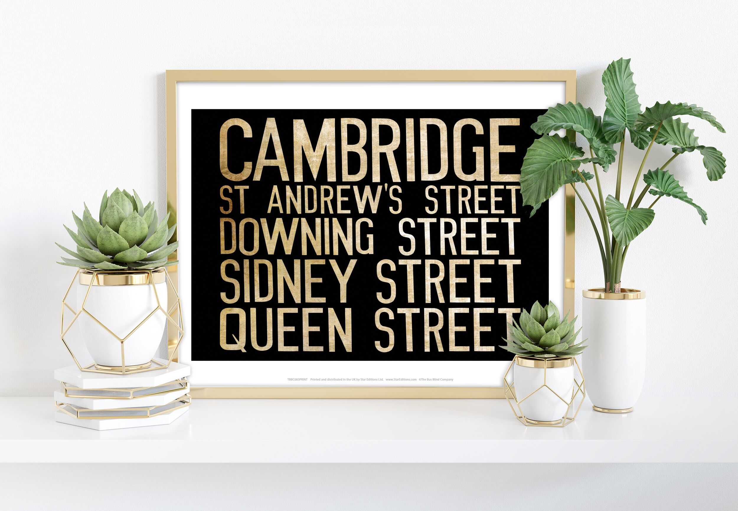 Cambridge, St. Andrews Street, Downing Street Kunstdruck