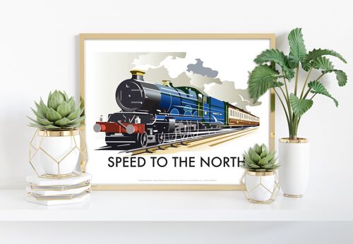 Speed To The North By Artist Dave Thompson - Art Print