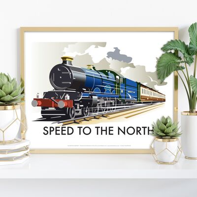 Speed to the North von Künstler Dave Thompson – Kunstdruck