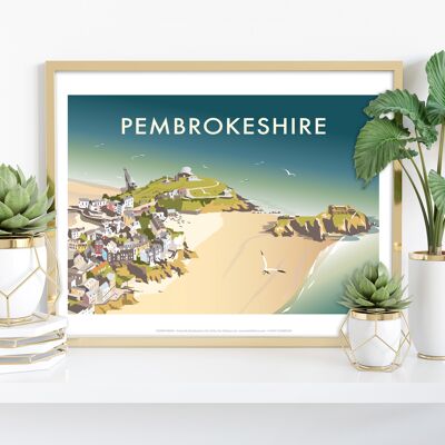 Pembrokeshire par l'artiste Dave Thompson - Impression d'art premium