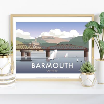 Barnmouth dell'artista Dave Thompson - Stampa d'arte premium 11 x 14".