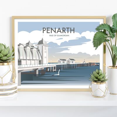 Penarth By Artist Dave Thompson - 11X14” Premium Art Print