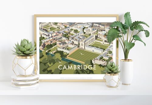 Cambridge By Artist Dave Thompson - 11X14” Premium Art Print