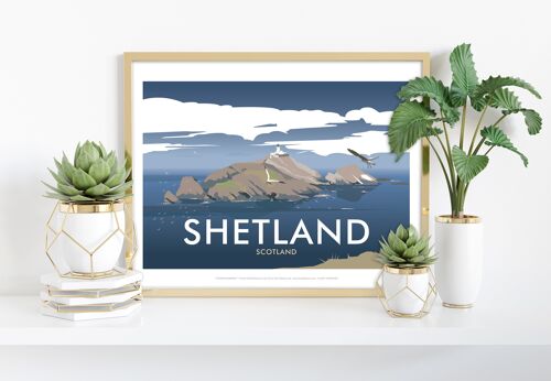 Shetland By Artist Dave Thompson - 11X14” Premium Art Print