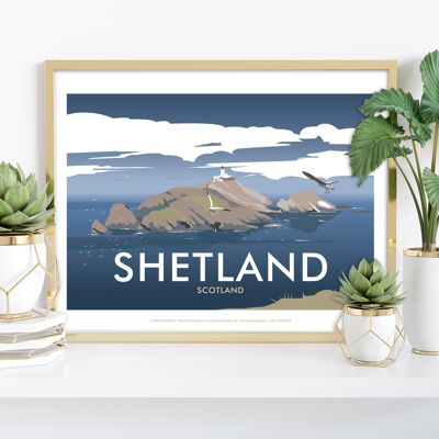 Shetland dell'artista Dave Thompson - Stampa d'arte premium 11 x 14".