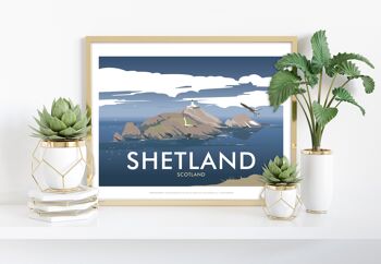 Shetland par l'artiste Dave Thompson - 11X14" Premium Art Print