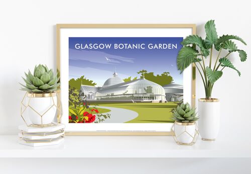 Glasgow Botanic Garden By Artist Dave Thompson - Art Print