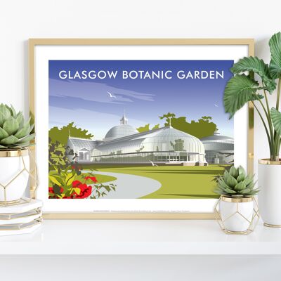 Glasgow Botanic Garden von Künstler Dave Thompson - Kunstdruck