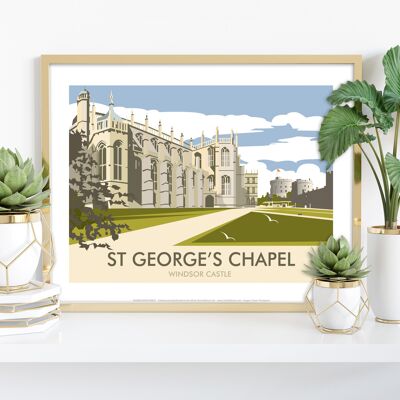 St George's Chapel, Windsor Castle - Dave Thompson Art Print