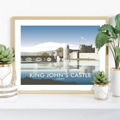 Castello di re Giovanni, Limerick - stampa artistica di Dave Thompson
