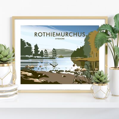 Rothiemurchus, Aviemore By Artist Dave Thompson Art Print