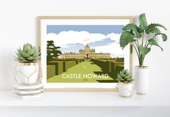 Castle Howard, York par l'artiste Dave Thompson - Impression artistique