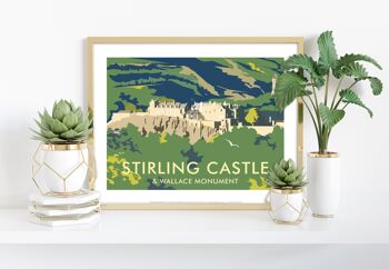 Château de Stirling et monument Wallace - Dave Thompson Impression artistique