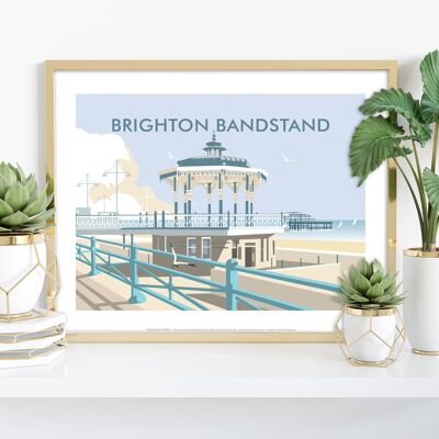 Kiosque à musique de Brighton par l'artiste Dave Thompson - Impression artistique