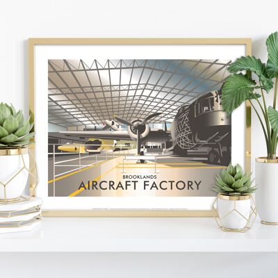 Brooklands Aircraft Factory - Dave Thompson Art Print