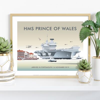 HMS Prince Of Wales, Portsmouth, 2019 - Impression artistique