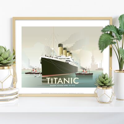 Titanic, viaje inaugural, 04/10/1912 -Dave Thompson Lámina artística