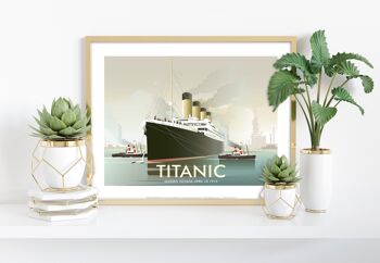 Titanic, voyage inaugural, 10/04/1912 -Dave Thompson Impression artistique