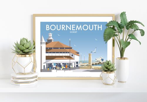 Bournemouth, Dorset By Artist Dave Thompson - Art Print