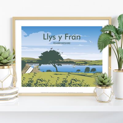 Llys Y Fran por el artista Dave Thompson - Impresión de arte premium