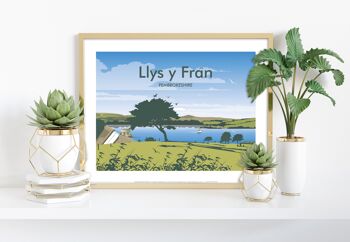 Llys Y Fran par l'artiste Dave Thompson - Impression d'art premium