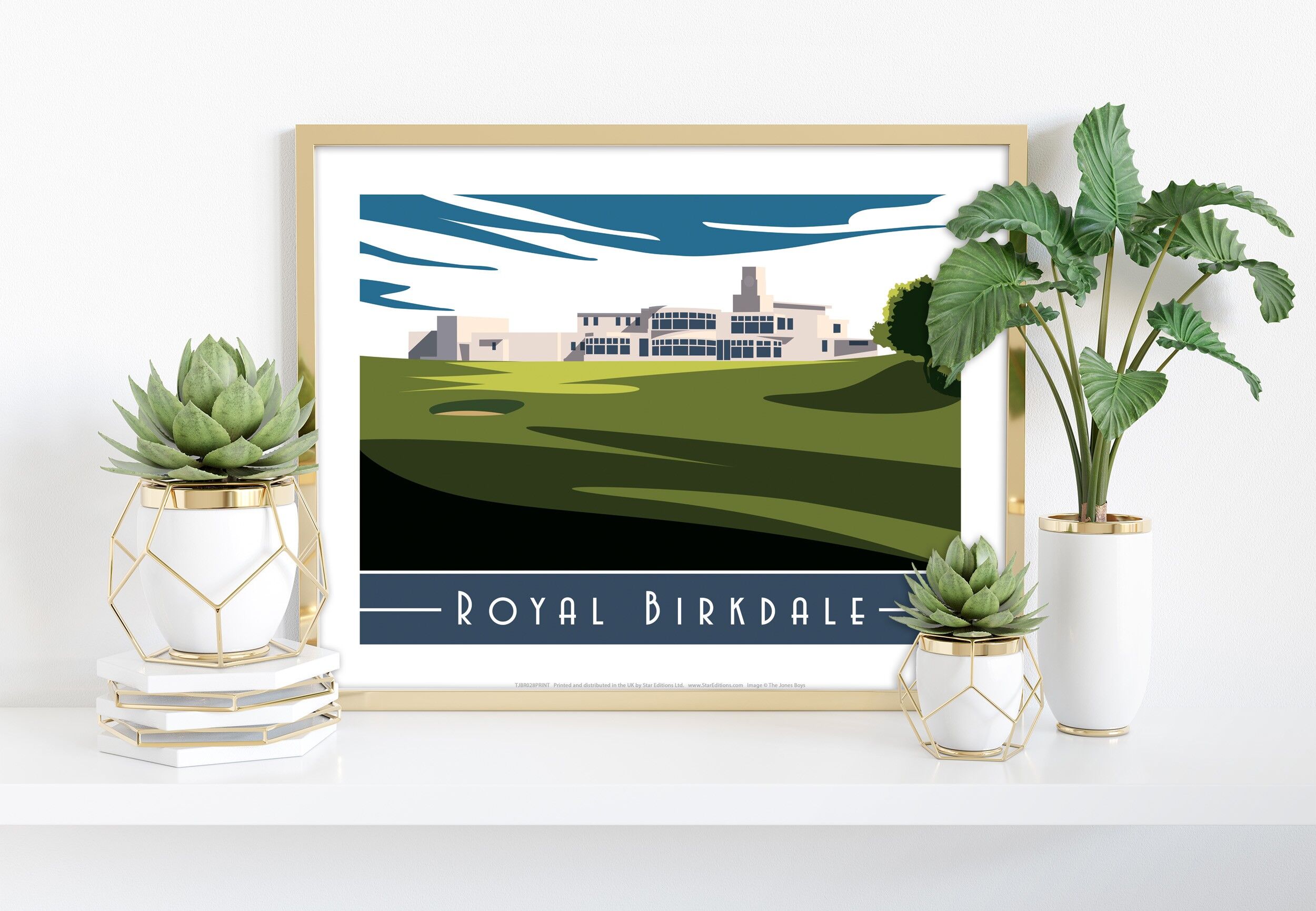 Royal Birkdale – Premium-Kunstdruck im Format 11 x 14 Zoll