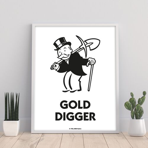 Monopoly Gold Digger Tools - 11X14” Premium Art Print