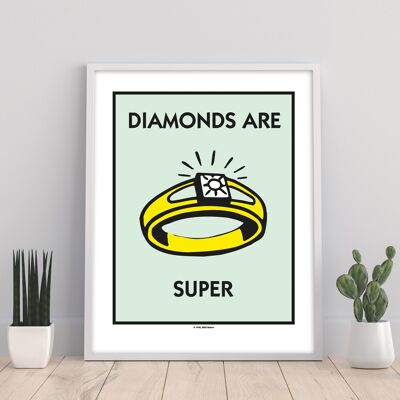 Monopoly Diamonds are Forever - 11X14" Premium Art Print