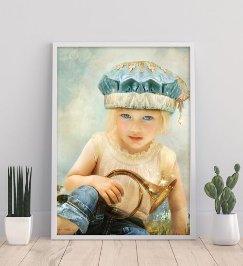 Little Boy Blue - 11X14” Art Print by Charlotte Bird