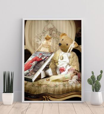 A Beary Merry Christmas - 11X14" Art Print par Charlotte Bird