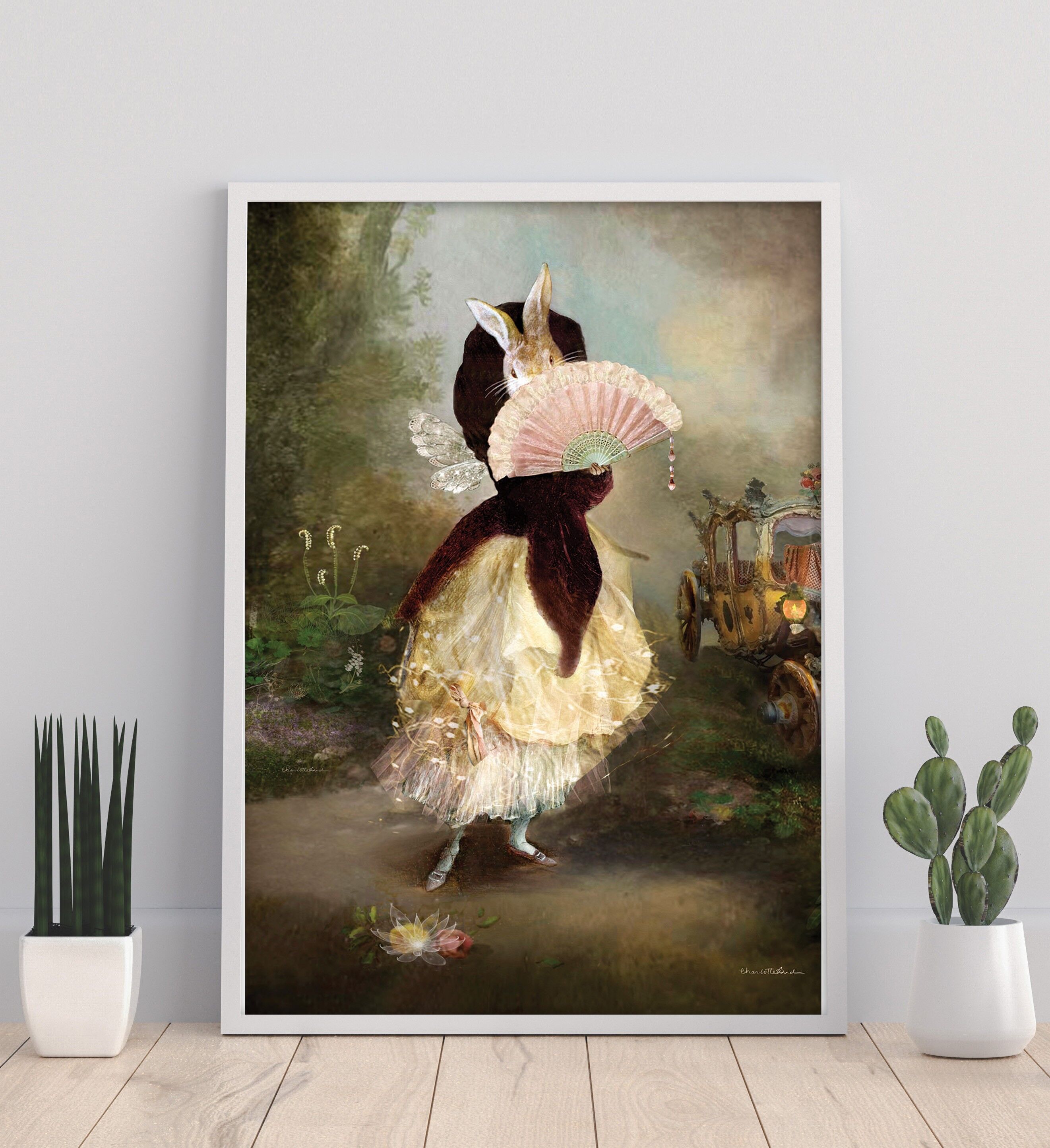 Modesty - 11X14” Art Print by Charlotte Bird