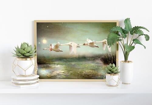 Lake Of Tranquility - 11X14” Art Print by Charlotte Bird