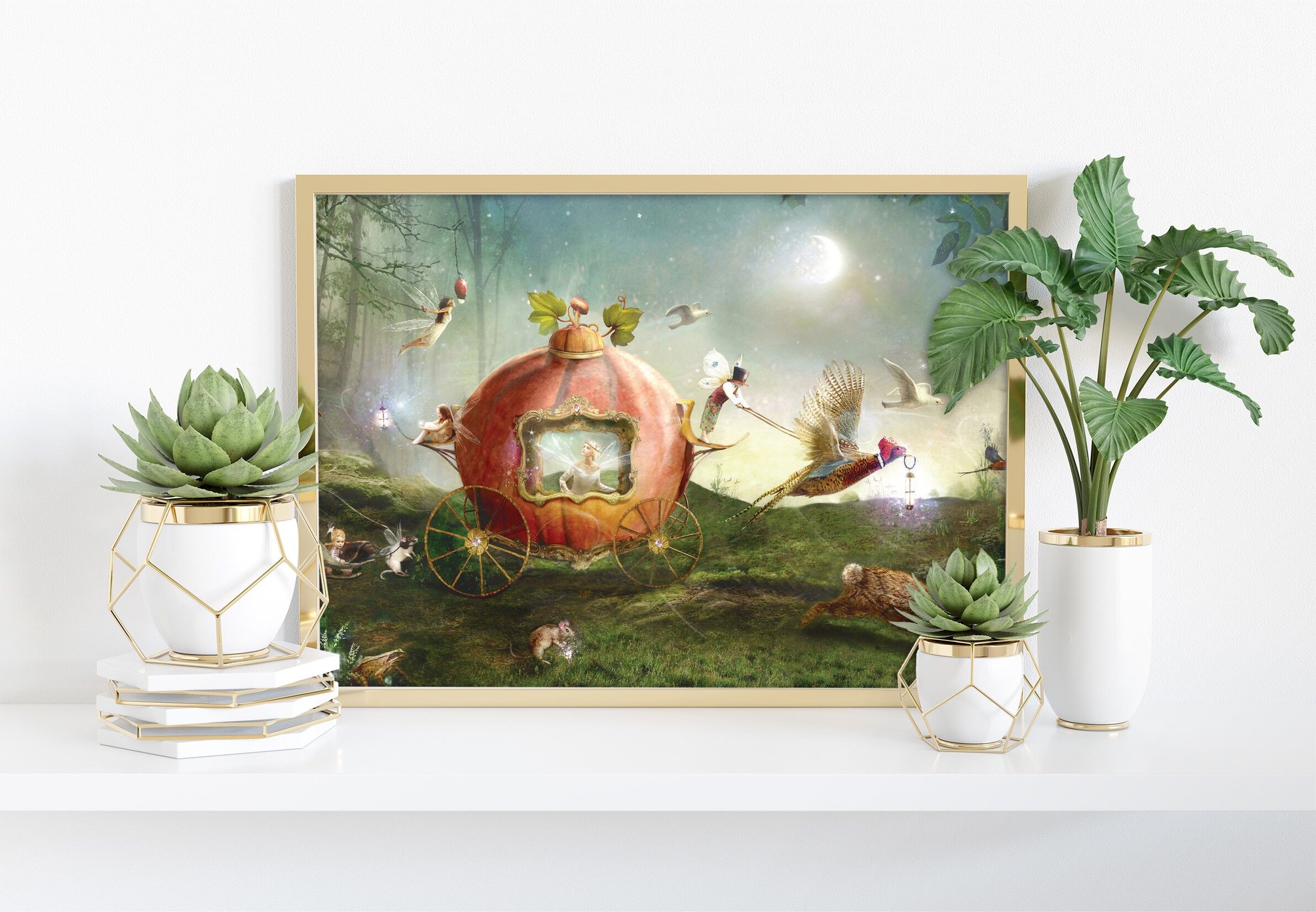 Moonlit Procession - 11X14” Art Print by Charlotte Bird