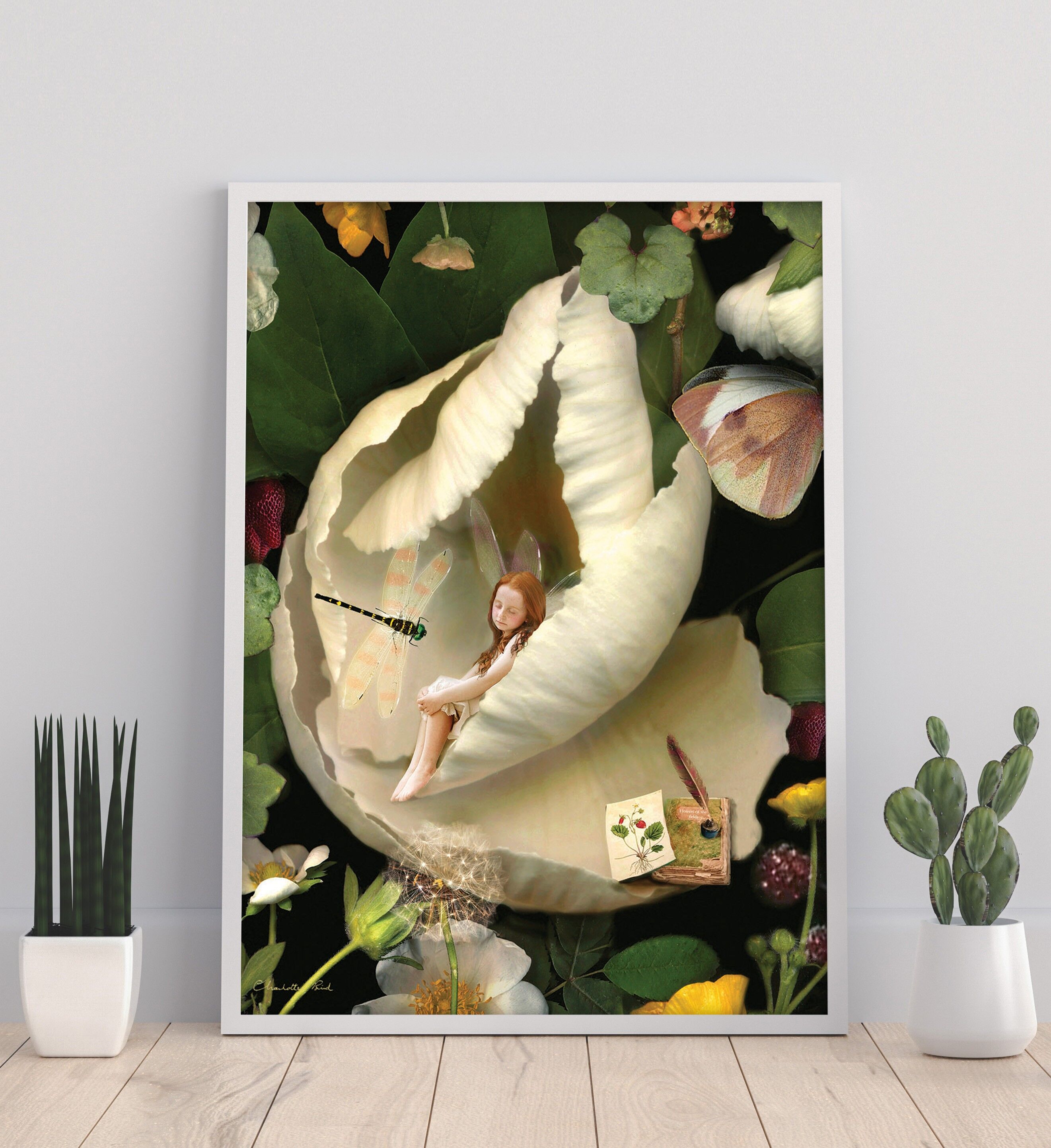 Il nascondiglio - 11 x 14" stampa d'arte di Charlotte Bird