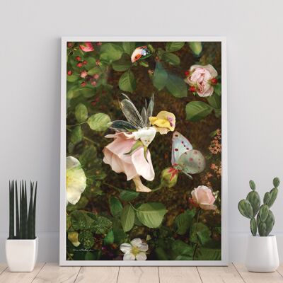 Hada rosa - 11X14" Impresión de arte por Charlotte Bird