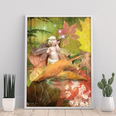 Wenn der Herbst singt – 11 x 14 Zoll Kunstdruck von Charlotte Bird