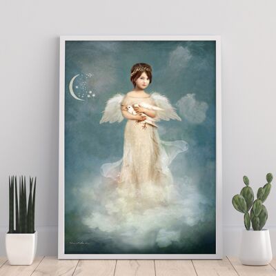 Ángel del amor verdadero - Impresión artística de 11X14" de Charlotte Bird